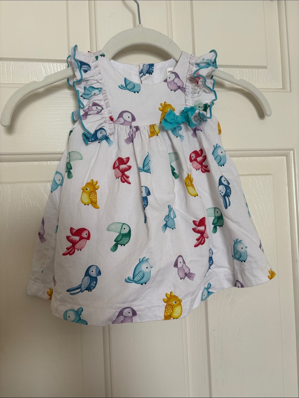 Mayoral Bird Dress 100% Cotton